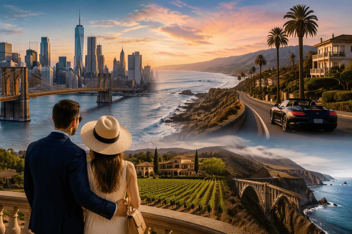 A Luxury USA Journey Across America’s East and West Coasts